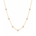 Pearl Daisy Gold Necklace