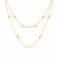 Star Layered Gold Necklace