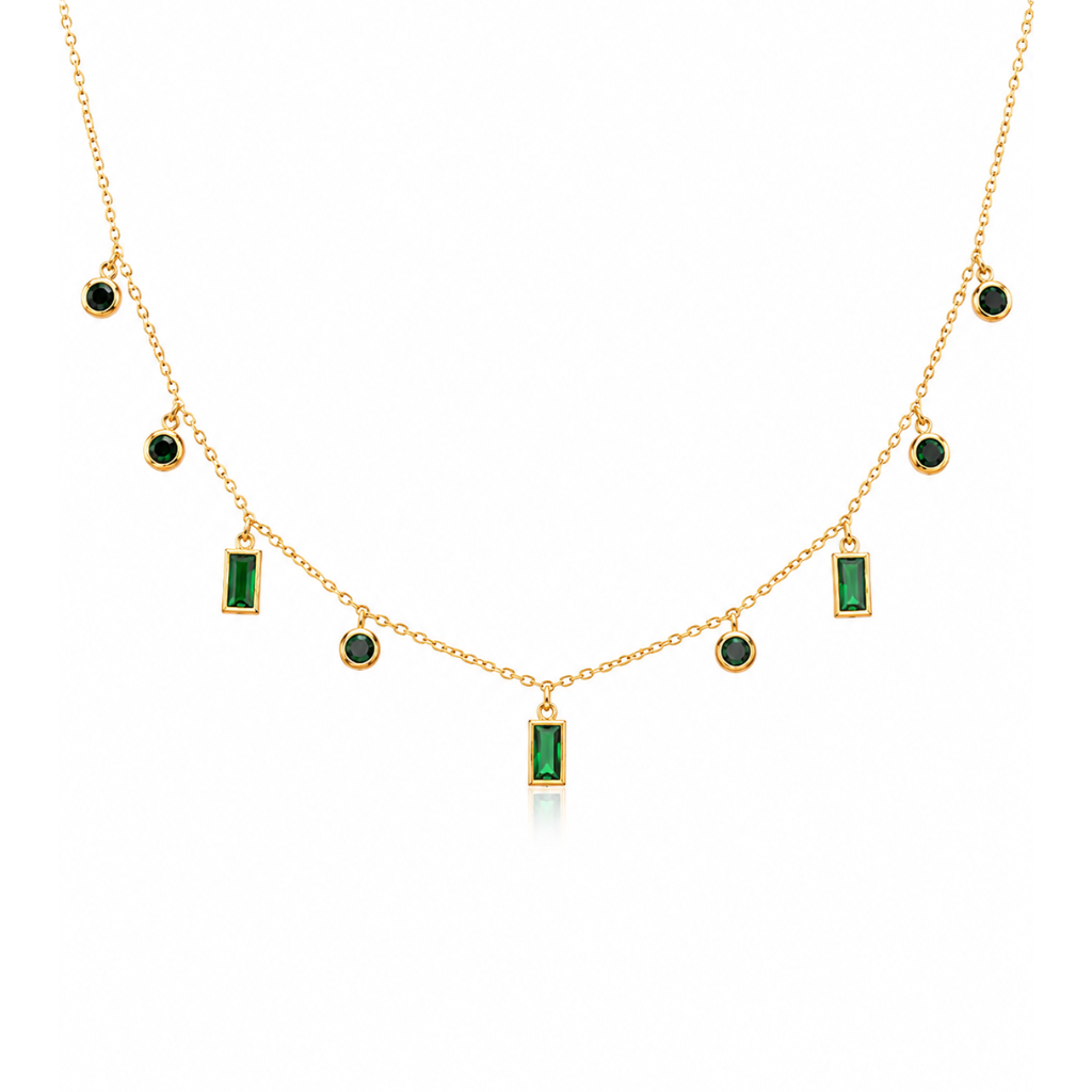 Emerald Crystal Necklace