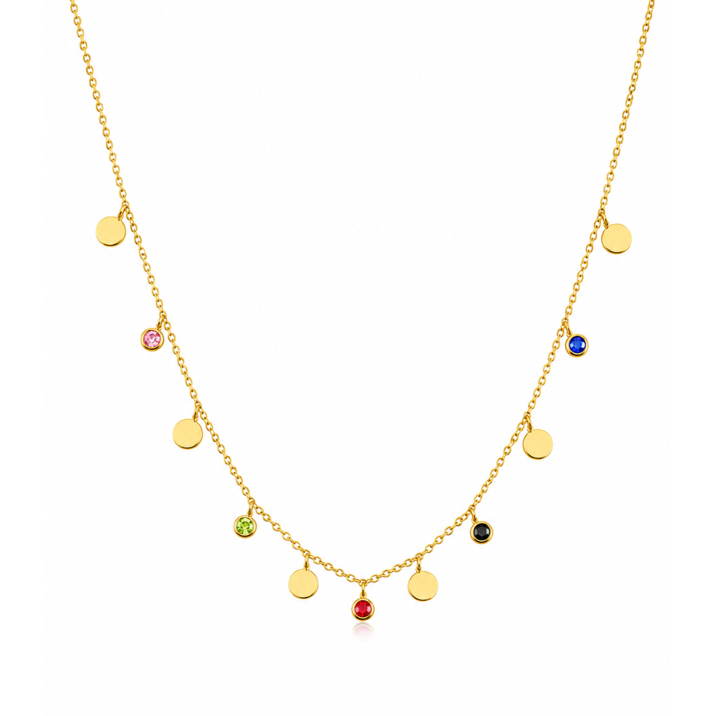 Multicolor Charm Necklace