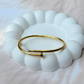 Katherine Nail Gold Bangle