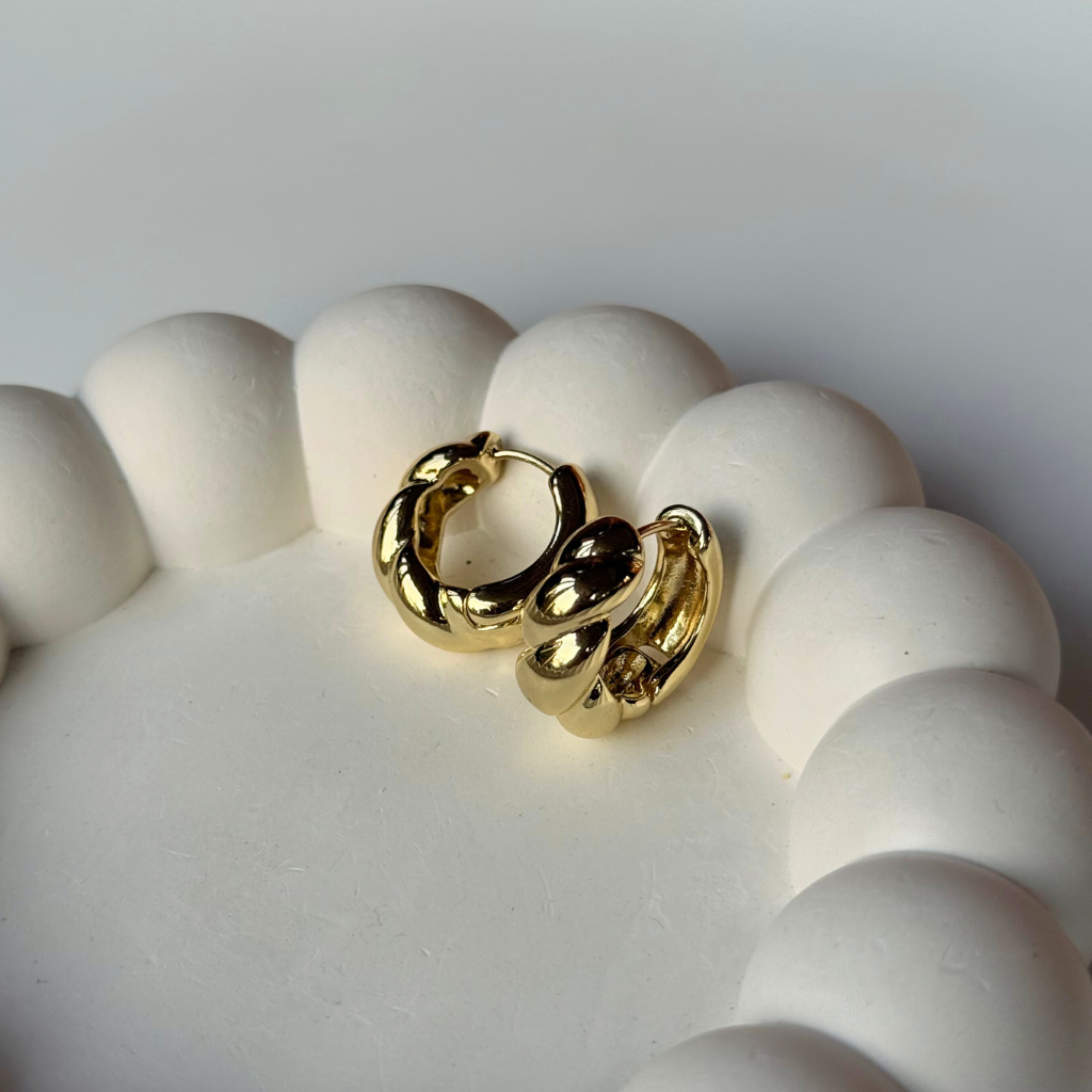 Bold Classic Gold Earrings