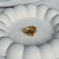 Bold Heart Adjustable Ring
